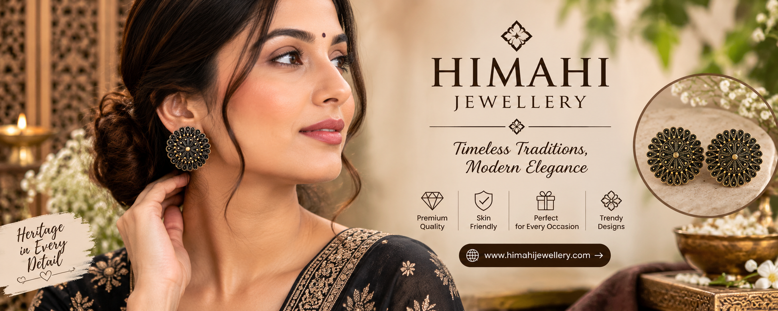 Himahi Jewellery_ Timeless Floral Elegance